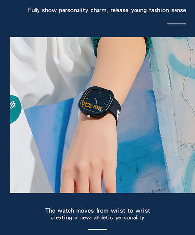 Reloj de Moda Cuadrado en Silicona Resistente al Agua - Image 23