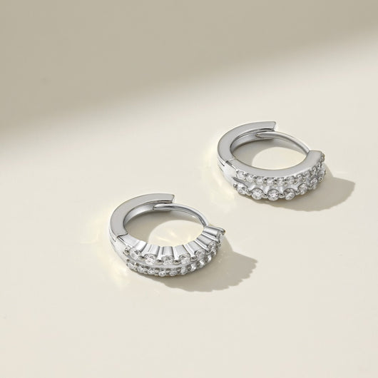 Aretes Redondos de Circonia Cúbica - Lujo Accesible para Mujer - Image 13