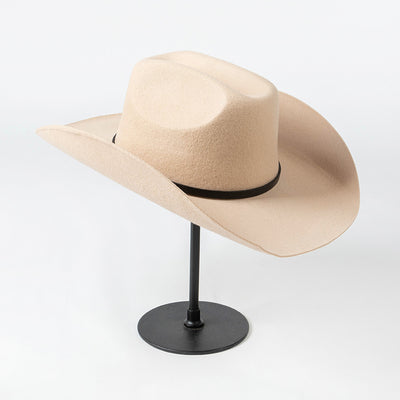 Sombrero Vaquero de Ala Ancha con Hebilla y Lana Pura - Image 37