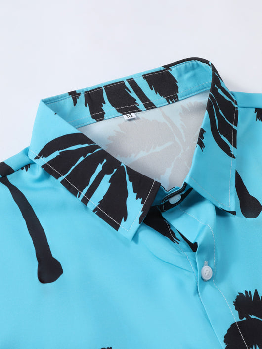 Conjunto de Verano para Hombre: Camisa y Pantalón de Manga Corta - Image 9