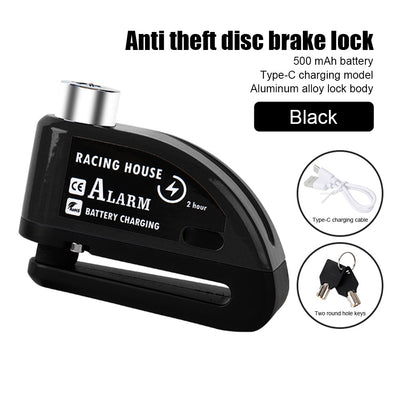 Candado de Disco con Alarma Antirrobo Portátil para Bicicleta y Vehículos Eléctricos - Image 39