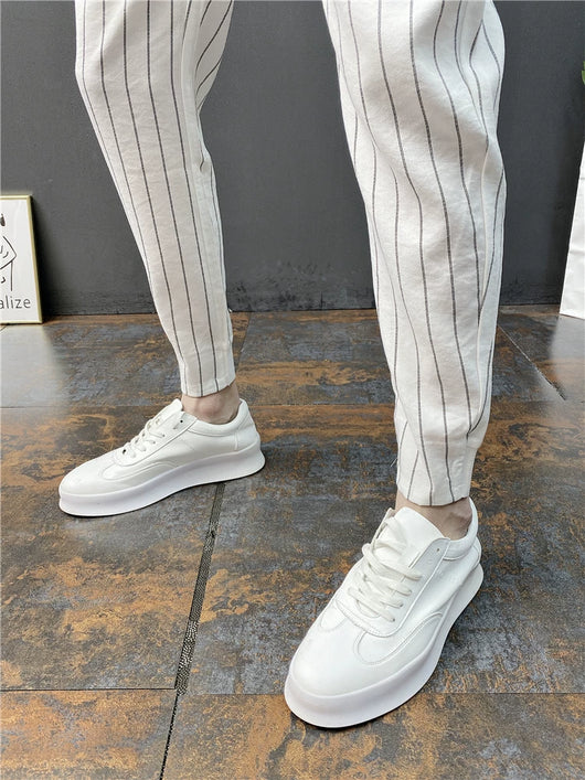 Pantalones Casuales Slim Fit Hombre con Rayas Verticales para Primavera y Verano - Image 29