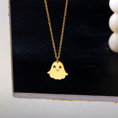 Collar con Dije de Calabaza y Fantasma para Halloween - Image 77