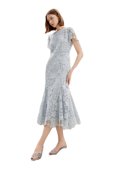 Vestido Ajustado con Encaje Elegante para Mujer - Image 10