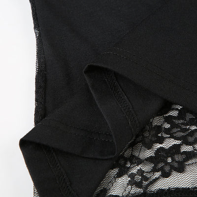 Blusa Sexy Encaje Espalda Descubierta Ajustada Elegante - Image 28