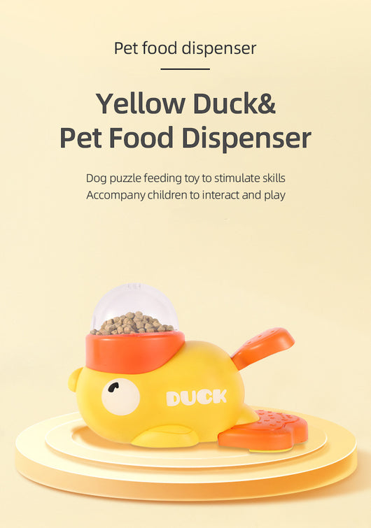 Comedero Interactivo para Perros con Diseño de Pato - Juguete Dispensador Antideslizante - Image 20