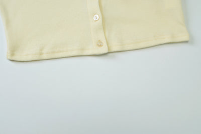 Cardigan Corto Casual de Botones - Blusa Manga Larga Versátil - Image 28