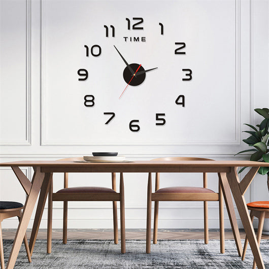 Reloj de Pared Silencioso con Luz Nocturna y Adhesivos Decorativos - Image 14