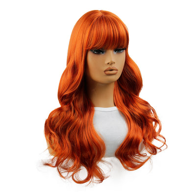 Peluca Sintética con Flequillo Ondulado para Mujer - Estilo Fashion - Image 13