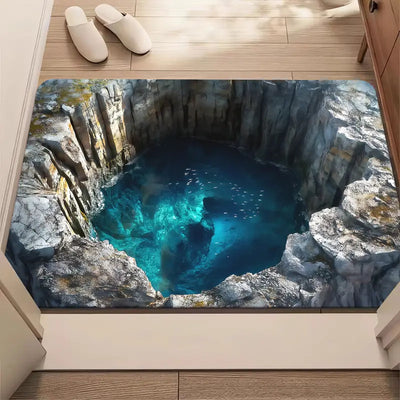 Tapete de Baño 3D Antideslizante Absorbente con Efecto Visual - Image 25