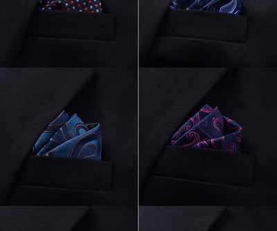Pañuelo de Bolsillo Estampado para Hombre - Accesorios Formales y Casual Business - Image 56