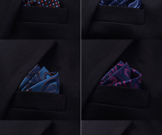 Pañuelo de Bolsillo Estampado para Hombre - Accesorios Formales y Casual Business - Image 56