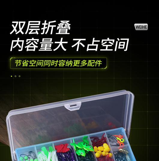 Set de 141 Señuelos de Pesca Multicapa con Nado Realista - Image 23