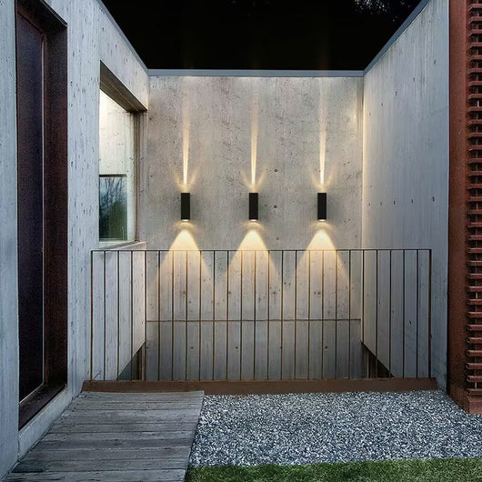 Lámpara de Pared Exterior Doble Artística - Luz Impermeable para Fachadas y Escaleras - Image 10