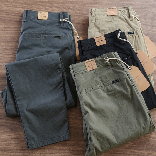 Pantalones Largos Slim Transpirables para Hombre - Comodidad Estival - Image 12