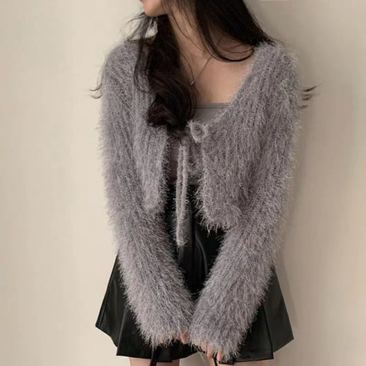 Cardigan Corto Tejido para Mujer - Image 14