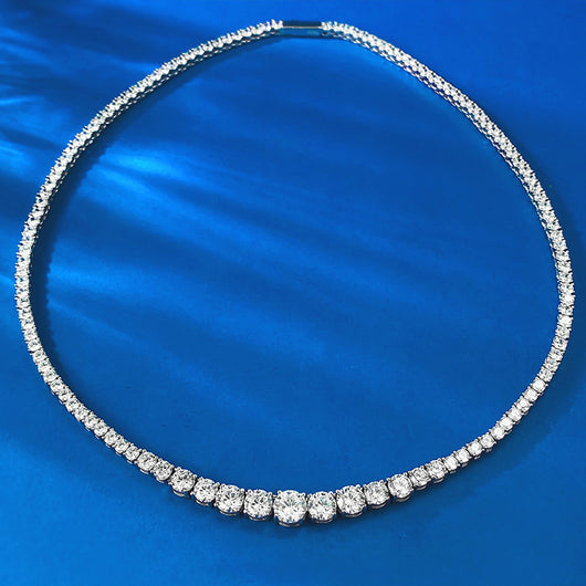 Collar de Plata S925 Gota de Agua con Diamante - Elegancia Moderna - Image 15