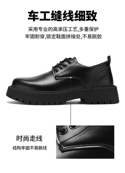 Zapatos de Cuero Negro Impermeables para Hombre Ejecutivo - Image 18