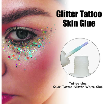 Adhesivo Corporal para Tatuajes Temporales, Glitter y Maquillaje Artístico - Image 21