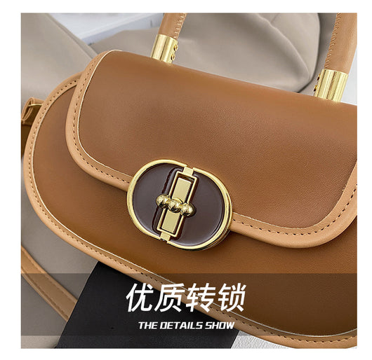 Bolso Tote Retro Premium Mate con Correa Cruzada Miniatura Redonda Otoño - Image 18
