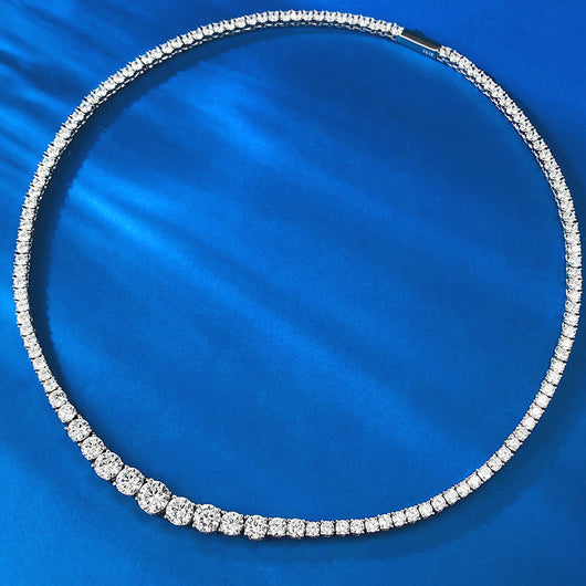 Collar de Plata S925 Gota de Agua con Diamante - Elegancia Moderna - Image 11