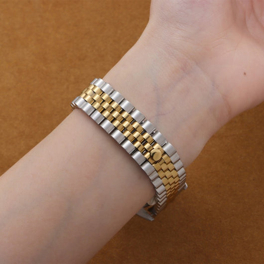 Pulsera de Reloj en Acero Inoxidable Calibre Sólido - Image 27