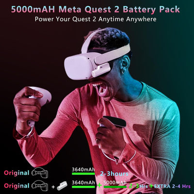 Batería Portátil para Auriculares VR - Carga Extendida para Realidad Virtual - Image 19