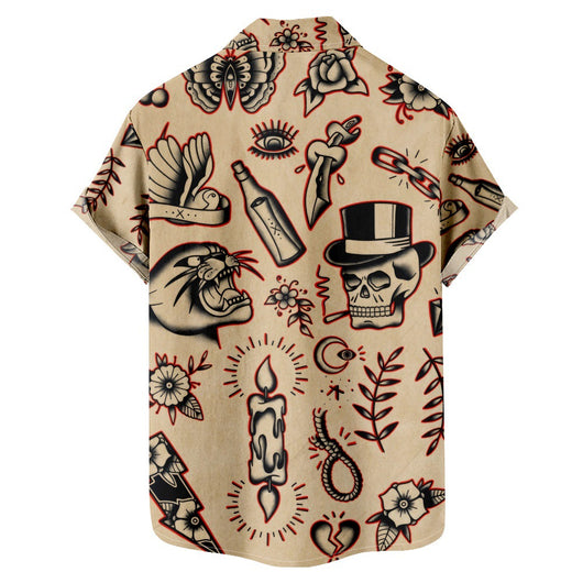 Camisa Hawaiana de Playa Manga Corta para Vacaciones - Image 10