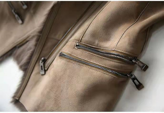 Chaqueta Corta Acolchada para Mujer con Cuello de Piel - Image 21