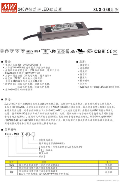 Driver LED Exterior Impermeable con Control de Potencia Constante y Corrección de Factor de Potencia - Image 9