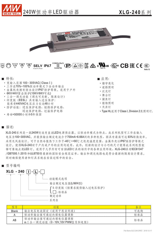 Driver LED Exterior Impermeable con Control de Potencia Constante y Corrección de Factor de Potencia - Image 9