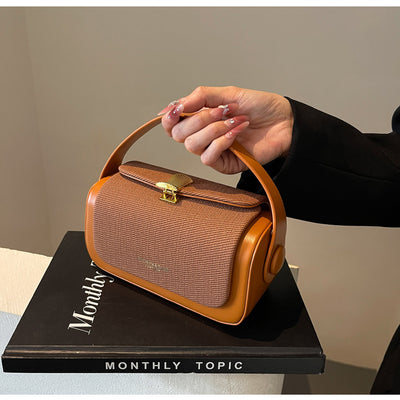 Bolso Mensajero Minimalista de Cuero para Mujer - Image 27