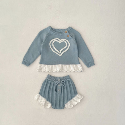 Conjunto de Crochet para Bebé Niña - Blusa Manga Larga y Pantalón Acampanado de Algodón - Image 37