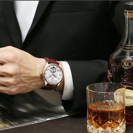 Reloj Mecánico Automático KINYUED Hueco Tourbillon Lujo para Hombre - Image 13