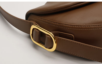 Bolso Bandolera de Cuero Vacuno con Pliegues - Image 10