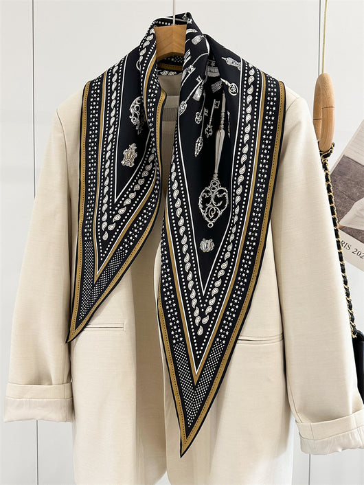 Pañuelo de Seda Twill Lujo Ligero para Mujer - Image 27