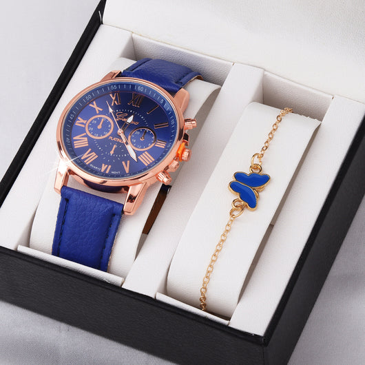 Reloj Mariposa Multicolor Doble Capa para Mujer - Image 26