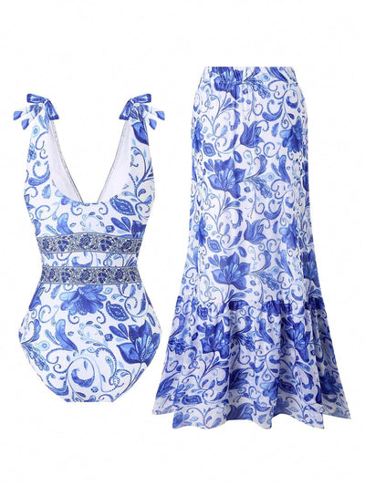 Traje de Baño Enterizo Étnico para Mujer - Image 31
