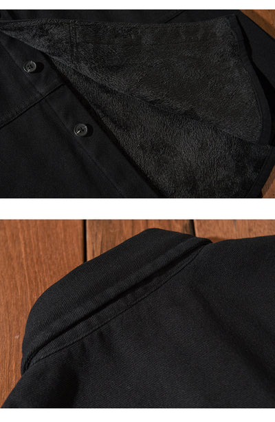 Chamarra de Trabajo Casual para Hombre con Forro de Algodón y Terciopelo - Image 22