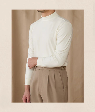 Suéter Cuello Alto Elástico Térmico para Desplazamientos - Image 17
