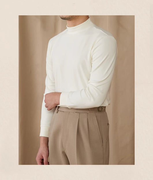 Suéter Cuello Alto Elástico Térmico para Desplazamientos - Image 17