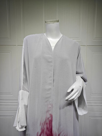 Cardigan Robe con Cambio de Color Degradado - Image 11