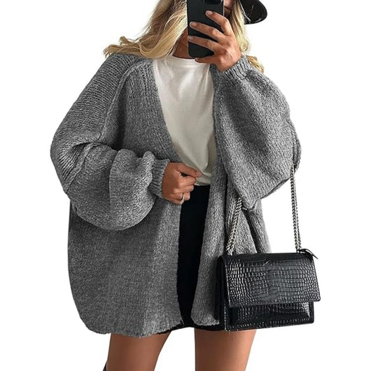 Abrigo Suéter Tejido Casual para Mujer - Image 33