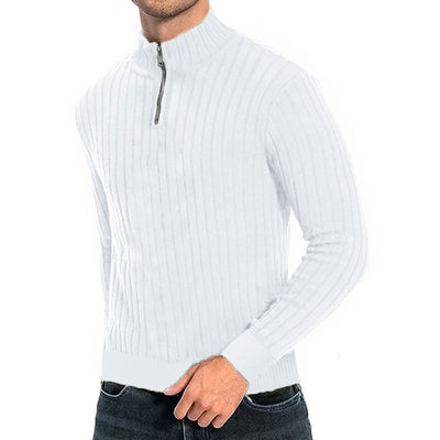Suéter de Cuello Alto con Cierre para Hombre - Comodidad Casual - Image 20