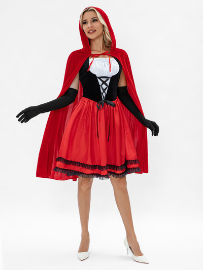 Disfraz Clásico de Caperucita Roja Europeo y Americano - Image 16