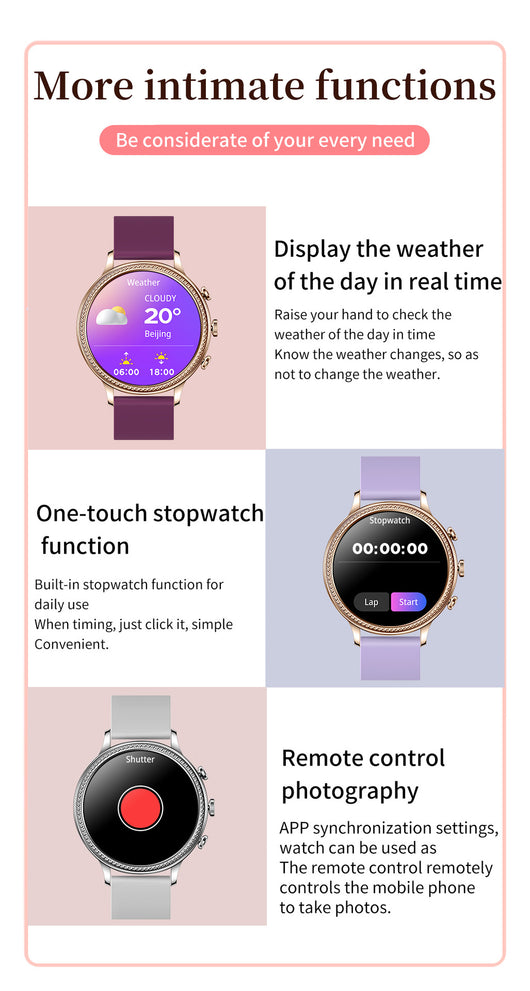 Reloj Deportivo Inteligente para Mujer - Elegante y Versátil - Image 32