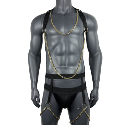 Conjunto de Joyería Punk con Cadenas para Hombre - Estilo Personalidad - Image 26