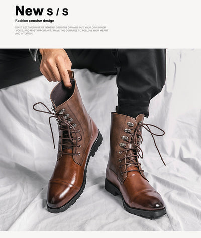 Botines Denim Locomotora con Cordones Otoño Invierno Negro - Image 14