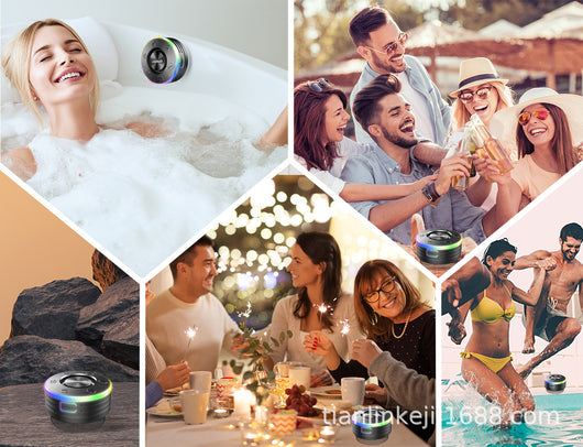 Parlante Bluetooth Resistente al Agua para Baño - Portátil y Duradero - Image 14