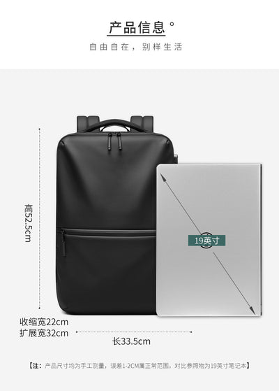 Mochila Profesional Impermeable para Hombre con Compresión Inteligente - Image 10